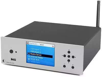Kaufen Pro-Ject Stream Box DSA Silber Integrierter Stereo-Endverstärker, 2 X 25/30W An • 799€