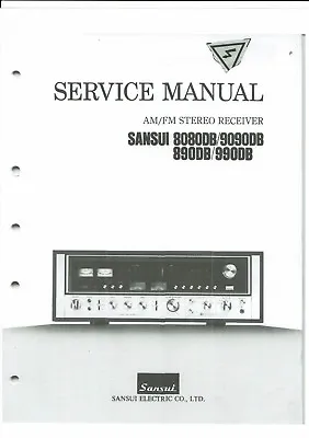 Kaufen Sansui  Service Manual  Für 8080 / 9090 DB  890 / 990 DB  Copy • 9.95€