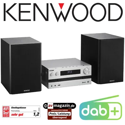 Kaufen Kenwood Stereoanlage DAB+ FM UKW Blueooth USB CD Heim-Audio Kompakt M-918DAB • 199€