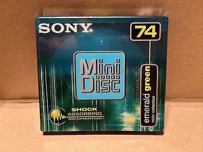 Kaufen SONY MDW-74EN Recordable MD Minidisc Minidisk Emerald Green NEU & OVP • 9€
