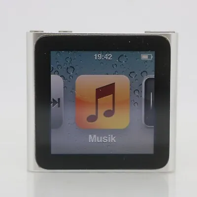 Kaufen Apple IPod Nano 6. Generation Silber (8GB) Clip-MP3 Player / Vom Händler • 62.49€