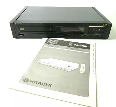 Kaufen Hitachi DA-7200 Vintage CD Player Holzwangen 3 Strahl Laser Hi-4389 • 89.90€