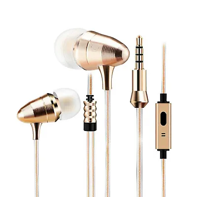 Kaufen Super Bass In-Ear Kopfhörer KZ X6 HS Gold High-End Headset Headphones PU Case • 23.99€