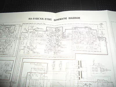 Kaufen Kenwood KA-9100 Schematic Diagram Folder / KA-9150 Schaltplan Faltblatt Original • 12€