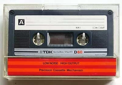 Kaufen 1 Stück Musikkassette Leer, TDK D 60 ;  Normal Position • 4€