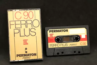 Kaufen 1x MC Kassette Permaton Ferro Plus 90 HL/ Typ 1 I / Mod. 1979 / Audiokassetten • 5.90€
