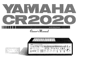 Kaufen Bedienungsanleitung-Operating Instructions Für Yamaha CR-2020  • 11.50€