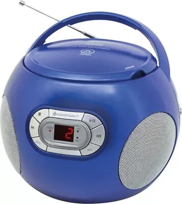 Kaufen Soundmaster SCD 2120 Blau Radiorekorder Mit CD-Spieler CD AUX Tragbar Kabellos • 59.99€