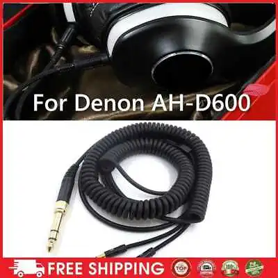 Kaufen Wired Headset Spring Audio Cable For Denon AH-D7100/D9200 HiFi Cord Accessories • 14.15€