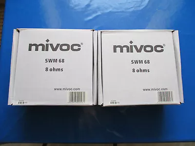 Kaufen 2 Stück MIVOC SWM68  6,5  (16cm)  Subwoofer Chassis • 59€