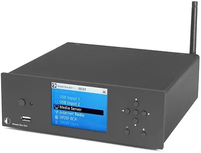 Kaufen Pro-Ject Stream Box DSA Schwarz Integrierter Stereo-Endverstärker, 2 X 25/30W An • 799€