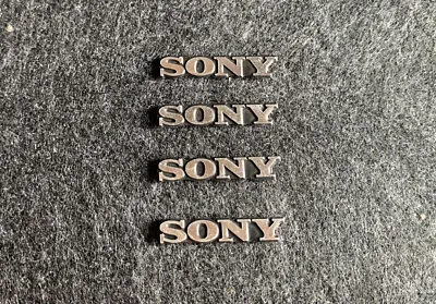 Kaufen 4 X Sony Lautsprecher Aufkleber Sticker Audio - Aluminium Emblem • 6.90€