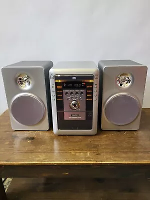 Kaufen Sanyo DC-MM5000 Micro HiFi System, CD, Kassettenband, AM/FM Tuner, Lautsprecher UK • 46.83€
