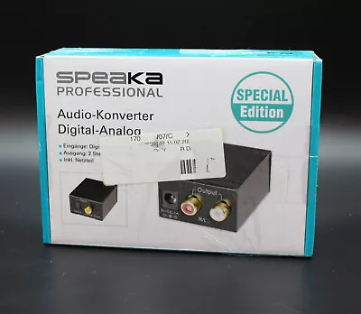 Kaufen SpeaKa Professional Audio-Konverter Digital Analog AV-Konverter Audiozubehör  • 14.99€