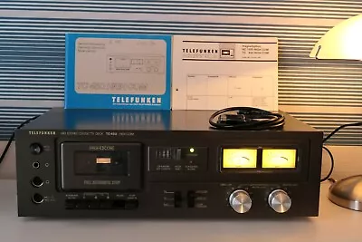 Kaufen Telefunken TC 450 High Com HiFi Stereo Cassette Deck Kassetten Deck Tapedeck • 79.99€