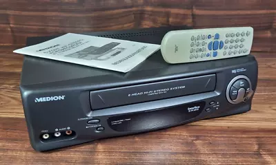 Kaufen MEDION MD 2845 VHS 6 HD Kopf HiFi Stereo Videorecorder 12 Monate Garantie #221 • 144.98€