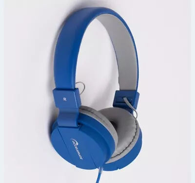Kaufen Neue Technologie Beschleunigen Blau Kinder Kopfhörer Tasse Auf Ohr Stereo Musik Audio • 16.08€
