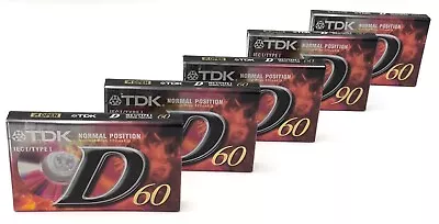 Kaufen TDK D60 MC Kassette | Tape MC | Audio Cassette | NEU Und OVP | 5. Stück  • 24.90€
