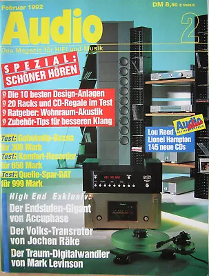 Kaufen Audio 2/92 Teac X1, Klipsch Kg 5.2, Kef K 120, NAD 8225, Audio Monitor One, JPW • 9€