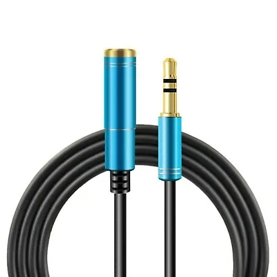 Kaufen 3m Audio Stereo Kopfhörer Verlängerungskabel 3,5mm Klinke Stecker > Buchse Blau • 7.69€
