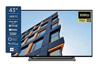 Kaufen Toshiba 43LL3C63DAY 43 Zoll Fernseher Full HD Smart TV Triple-Tuner Bluetooth • 289.99€