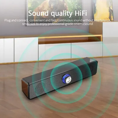 Kaufen Bluetooth Computer Kabelgebundene Soundbar Audio Lautsprecher Heimkino Soundbar Subwoofer • 20.45€