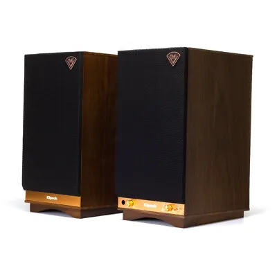 Kaufen Klipsch The Sixes 2-Way Bluetooth Powered Bookshelf Speakers - Walnut Pair NEW • 699€