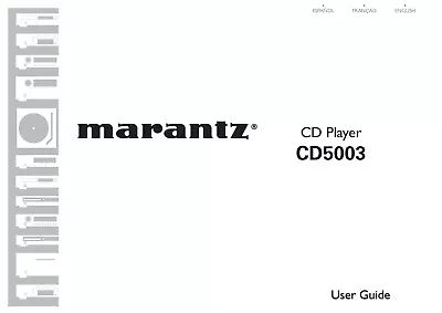 Kaufen Bedienungsanleitung-Operating Instructions Für Marantz CD 5003  • 11€