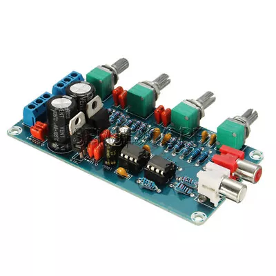 Kaufen NE5532 OP-AMP HIFI Preamplifier Amplifier Volume EQ Tone Control Board • 5.93€