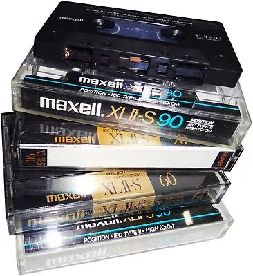 Kaufen 1x MAXELL XL II-S 90 MC Kassette Tape Audiokassette High Position Chrome • 2.50€