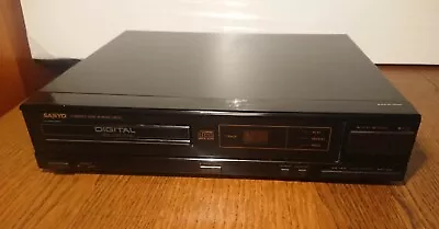 Kaufen Vintage 80er Sanyo CP33 CD Player Stereo Hi-Fi Separat Schwarz MIJ GEWARTET*  • 37.92€