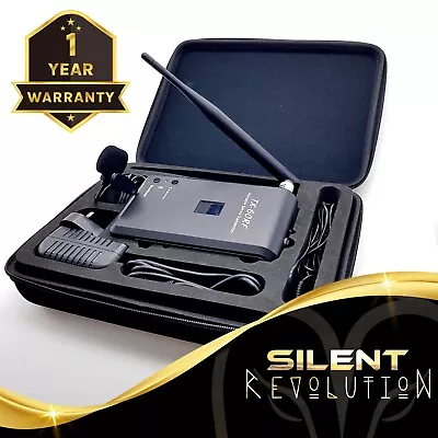 Kaufen TX60RF Tragbarer Silent Disco Transmitter - Wiederaufladbar + Head-Mic & Bluetooth • 226.75€