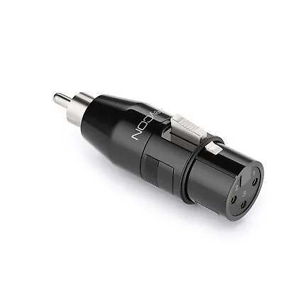Kaufen XLR Cinch Audio HiFi Adapter Kupplung Verbinder XLR Buchse Zu Cinch RCA Stecker • 6.79€