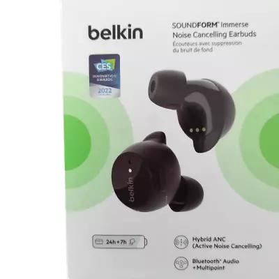 Kaufen Belkin Soundform Kabelloser In-Ear-Kopfhörer Ladebox Schwar Geräuschunterdrückun • 39.95€