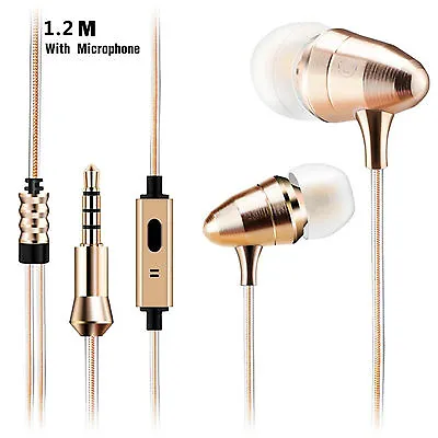Kaufen Super Bass In-Ear Kopfhörer KZ X6 X6HS Gold High-End Headset Headphones PU Case • 21.99€