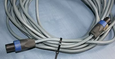 Kaufen NEUTRIK Speakon NL4FC Kabel Stecker 10 M In Gebrauchtem Zustand & Funktion- 4 • 3.50€