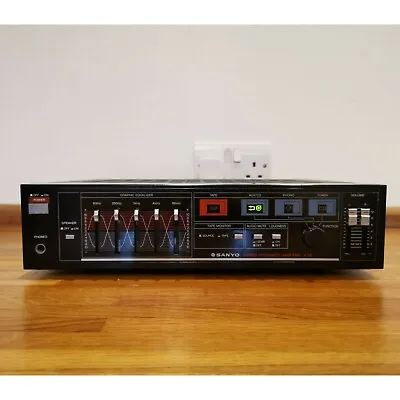 Kaufen 1985 Sanyo A36 Vintage Stereo Vollverstärker Graphic Equalizer Funktioniert!!! • 91.91€