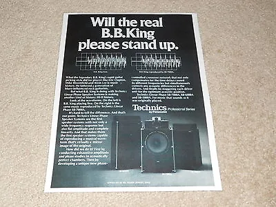 Kaufen Technics Pro Lautsprecher Ad, 1978, SB-7000a, 6000a, 5000a, Artikel, Info, B. B. • 7.66€