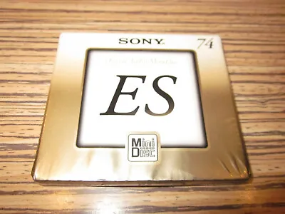 Kaufen 1 Sony ES    74 Minidisc  MD   + Folie OVP (12)     • 24.99€