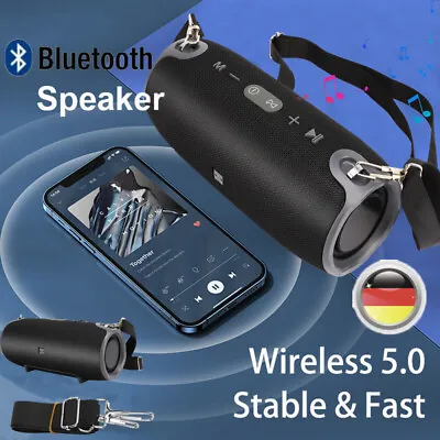 Kaufen Tragbarer Bluetooth Lautsprecher Stereo Subwoofer Musikbox Radio SD USB 40W • 22.68€