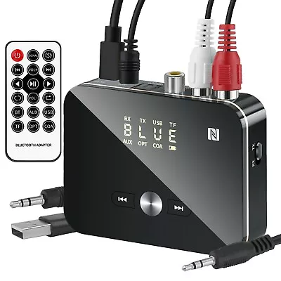 Kaufen NEU Bluetooth 5.0 Empfänger 3.5mm AUX Cinch Buchse Hifi Wireless Audio Adapter • 24.85€