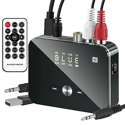 Kaufen NEU Bluetooth 5.0 Empfänger 3.5mm AUX Cinch Buchse Hifi Wireless Audio Adapter • 24.47€