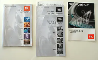 Kaufen Verkaufs-Prospekt Katalog Home HIFI Gesamtprogramm JBL 1997 1998 Set TI5000 • 29.85€