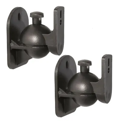 Kaufen 2x Wandhalter Für Lautsprecher Universal Wandhalterung Boxen Wand Halter Schwarz • 11.39€