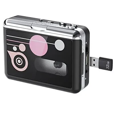 Kaufen Kassettenspieler Standalone Portable Digital USB Audio Musik/Kassette Zu MP3 • 24.90€