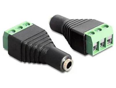 Kaufen Adapter Terminalblock - Klinkenbuchse 3,5mm 3 Pin Stereo Schraubbar • 6.06€