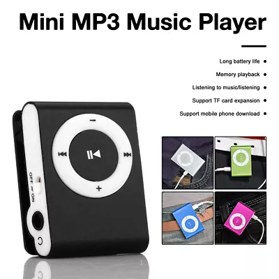 Kaufen Mini USB Clip Sport MP3 Player Walkman Unterstützung Bis Zu 32GB Micro SD Speicherkarte • 4.14€