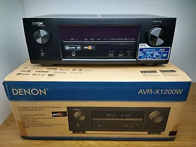 Kaufen Denon AVR-X1200W 7.2 AV Receiver, DTS, 145 Watt pro Kanal, Bluetooth Dolby Atmos • 289€