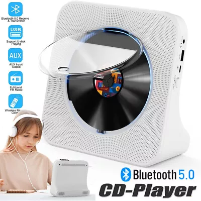 Kaufen Tragbarer CD Player Bluetooth Lautsprecher Stereo Musik Spieler HiFi DAB+ Radio • 49.99€