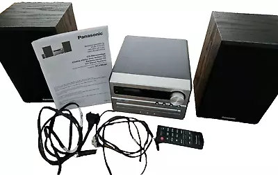 Kaufen Panasonic SC-PM254EG-K Hi-Fi Microanlage Silber UKW/DAB+/CD-Spieler /Bluetooth • 75€